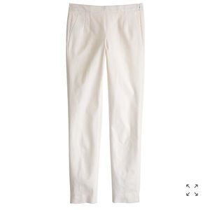 J. Crew Martie Slim Crop Pant in Stretch Cotton